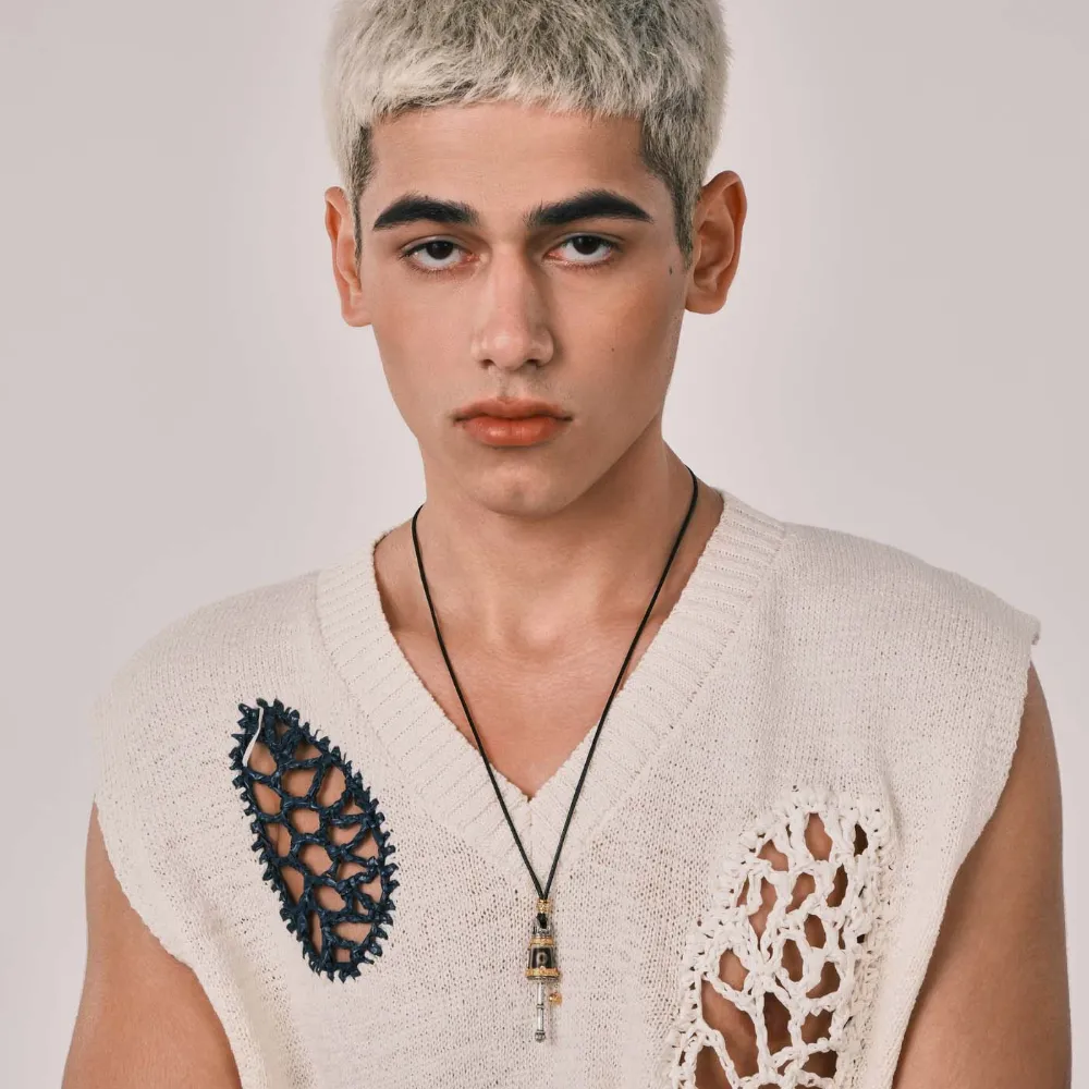 Tibetan Prayer Wheel Jewelry Inlaid with Three-Eye Dzi Bead & Diamond | Gold-Silver Plated | Wisdom, Health, Wealth Triple Blessing Amulet