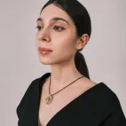 Single-Eye Dzi Bead Gau Box Pendant, Inlaid with White/Blue/Red Diamonds, Gold & Silver Plated - Protective Amulet with Storage, Tibetan Noble Style Accessory