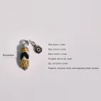 Light & Shadow Flow · Eye of Protection | Rotatable Gold-Plated Tiger Tooth Dzi Bead Pendant - Wisdom & Guardian Light Luxury Necklace