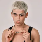 Special Totem Three-Eye Dzi Bead - Geometric Frame Setting, Focus-Enhancing Amulet with Ancient Energy