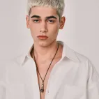 Tibetan Daluo Dzi Bead Jewelry - Portable Energy Field with Hand-Carved Protector, Inlaid with Pumpkin Red Zircons & Colored Diamonds